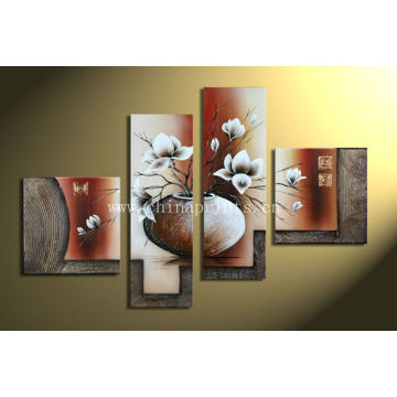 Hot sell new 4pc Huile WALL Modern Abstract on Canvas Decorative Oil Painting Art